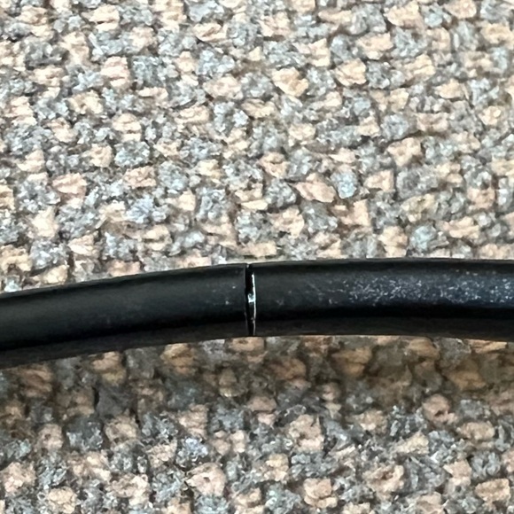 PRADA Women's VPR 15P 55016ZYY-1O1 135 Gloss Black Fade Semi-Cat Eye Frame Italy - Picture 13 of 13